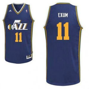 Maillot De Basket Utah Jazz Dante Exum 11 Tissus Sportif Fans Edition Bleu Fonce